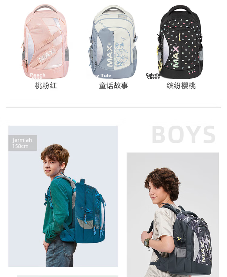 TigerFamily Tiger Backpack for Primary School Students Grades 3-6, Middle And High School Students, Spine-Protecting And Load-Reducing Backpack for Boys And Girls 22