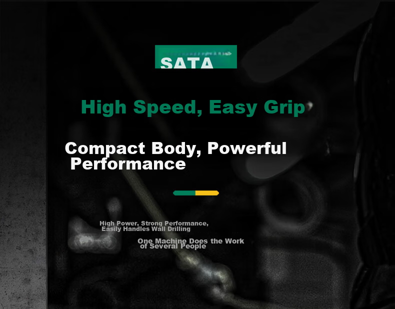 SATA Rechargeable Lithium Electric Drill Electric Screwdriver Multifunctional Household Impact Drill D05705 Deluxe 1