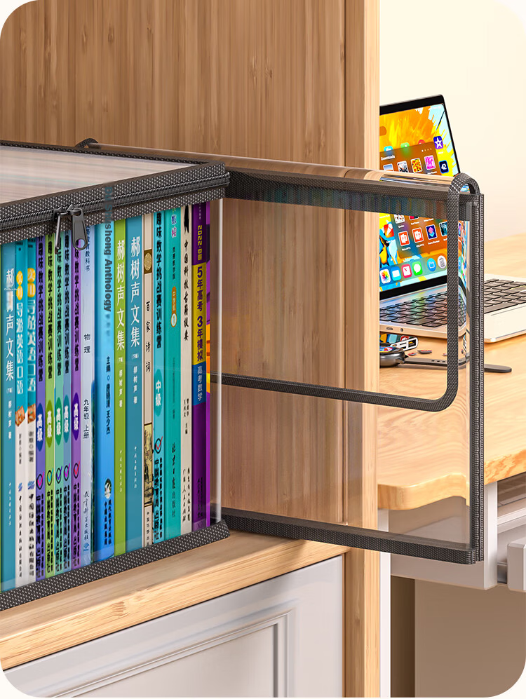 Jiabangshou Book Storage Bags, Large Capacity Foldable Storage Boxes, Dustproof, for Students' Books And Old Books, Large Size, Pack of 2 31