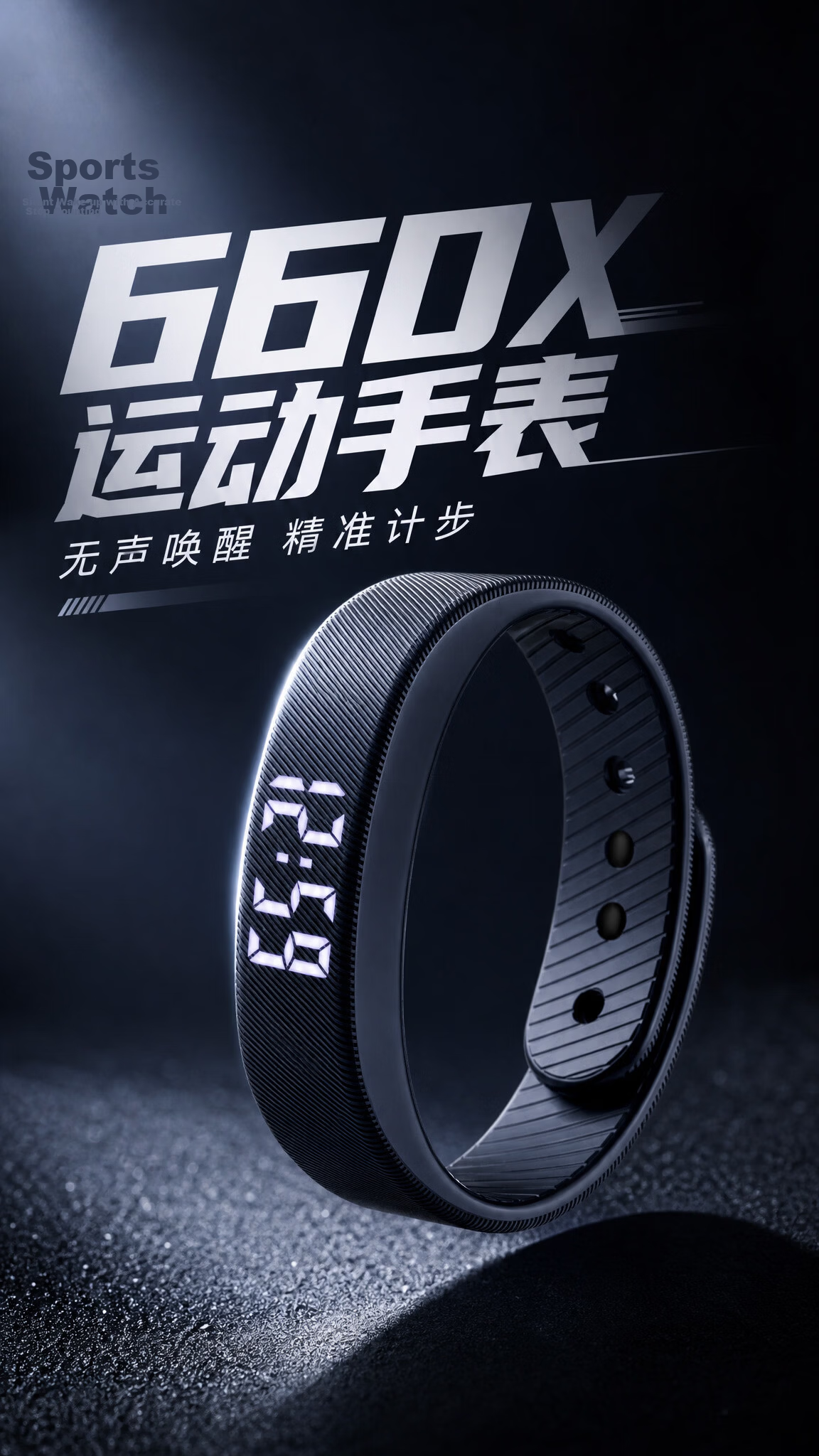 ZGO Sports Watch Bracelet for Men And Women, Waterproof Student Digital Watch with Pedometer, Multifunctional Rechargeable Smart Vibration Alarm 663 1