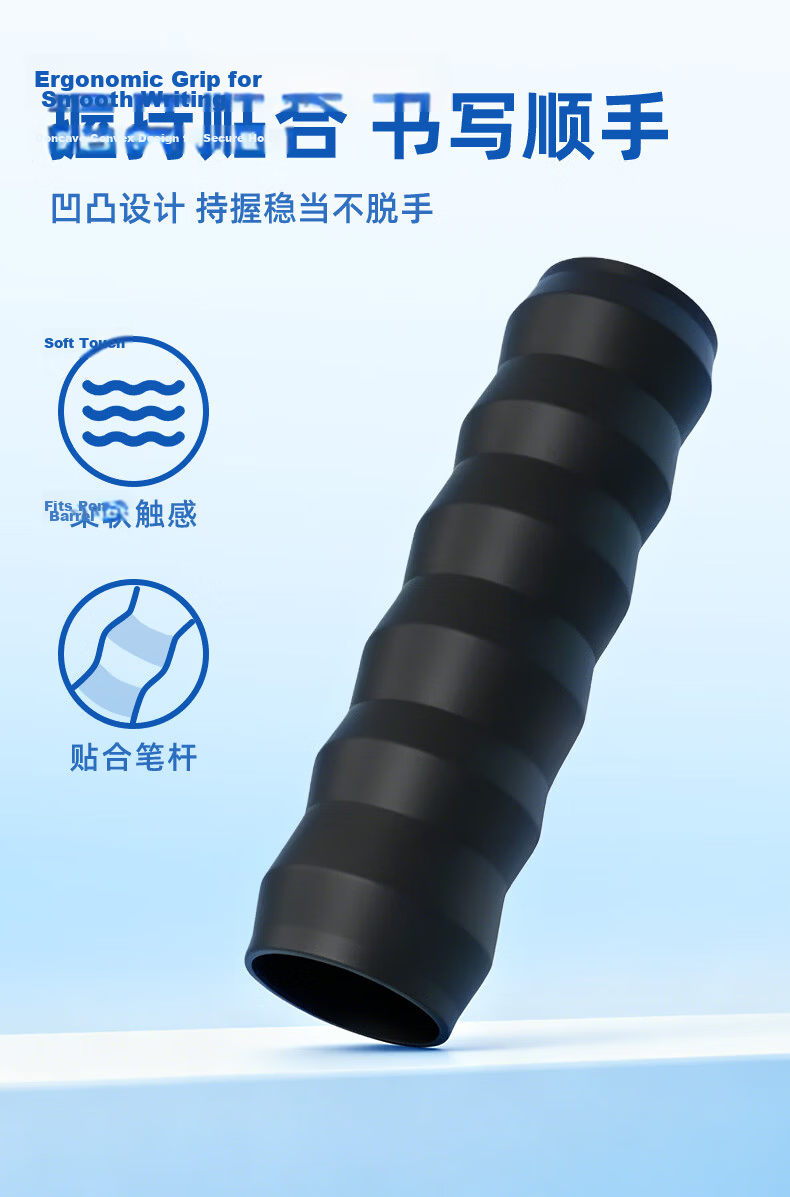 AIHAO Gel Pen, 0.5mm Bullet Tip, Retractable, for Students' Exams And Practice, Large Capacity, Office Signing Pen, Water-Based Ink, Black, 12 Pcs, GP270 4