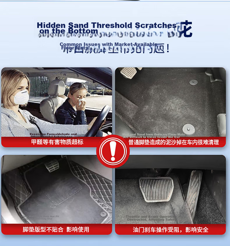 Buleishen TPE Car Floor Mats Specifically for Geely Dihao 2018-2021 Models [Champion Recommended] 11