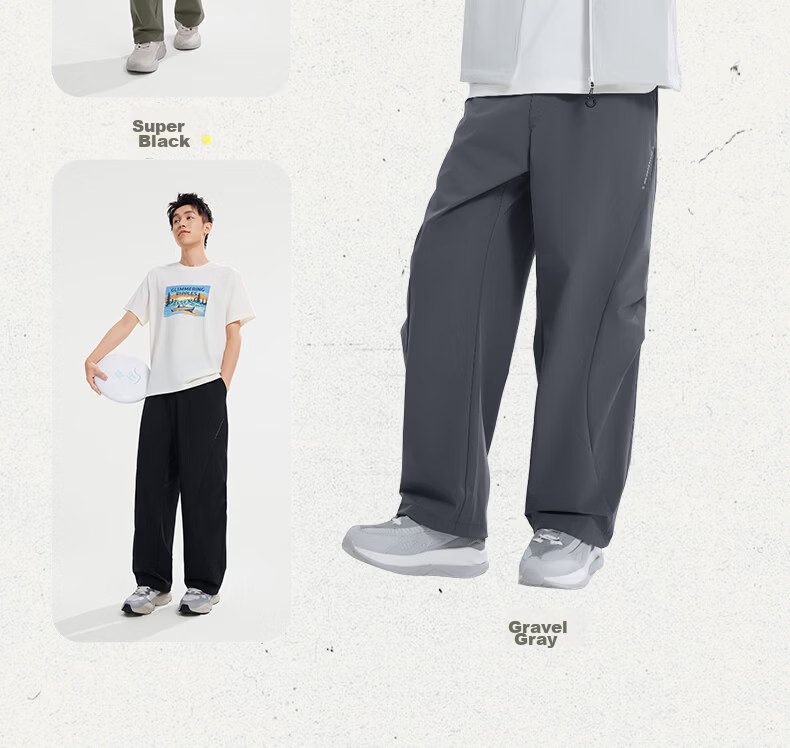361° Men's Pants Aorui Peng Summer Sun Protection Soldier Pants Loose Outdoor Casual Sports Pants 652619702-1 7