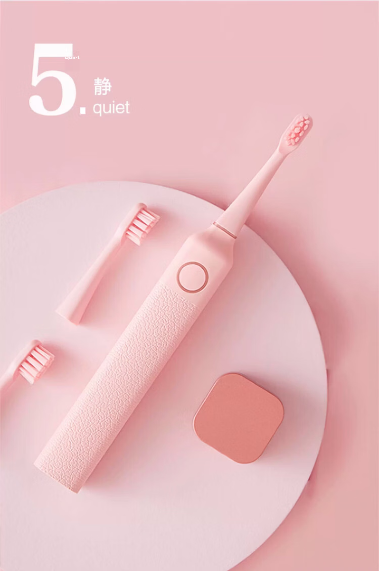 HuaShang E1 Electric Toothbrush Adult Couples Fully Automatic Smart Soft Bristles Birthday Gift E1 Pink Single with Replacement Brush Head 13