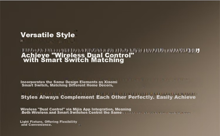 MI Smart Wireless Switch (Double) Deep Space Gray Mijia Wireless Dual Control Panel Remote Switch No Wiring Required 18