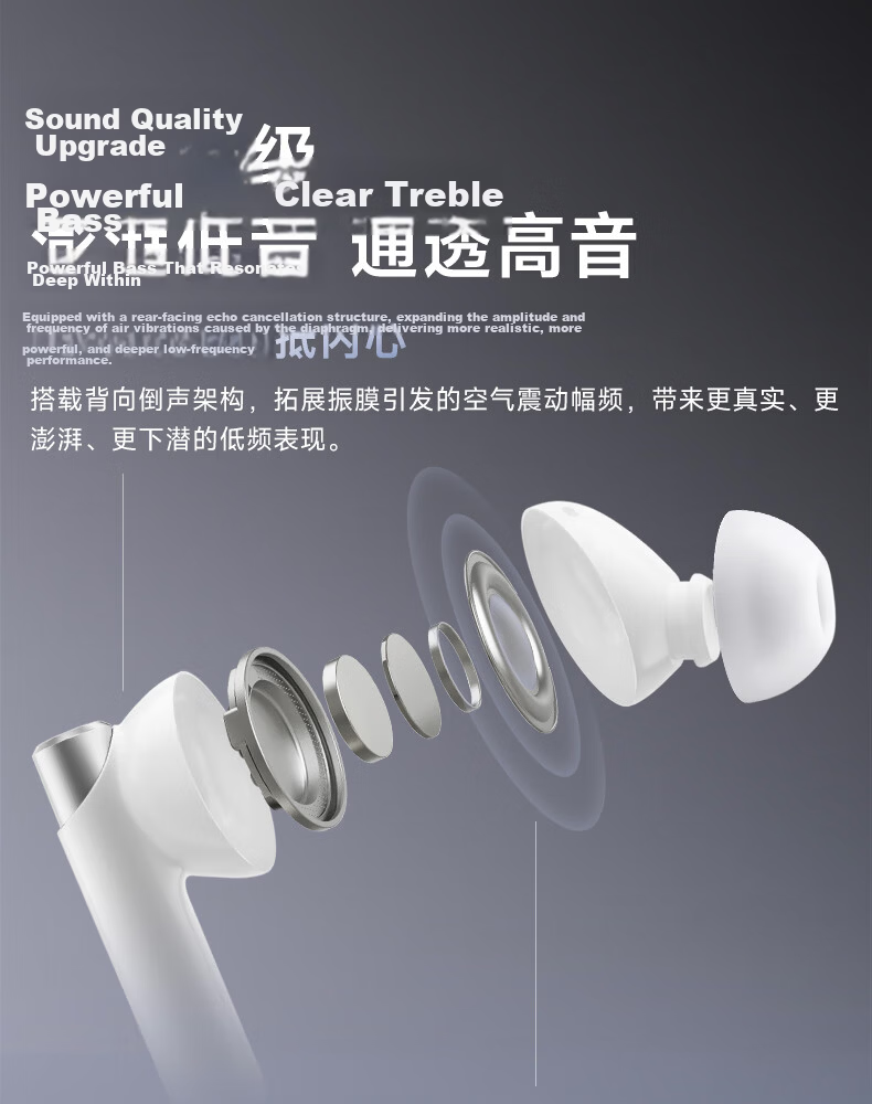 Edifier Flowers Zero Pro Wireless Active Noise Cancelling Bluetooth In-Ear Earphones for Apple Huawei Xiaomi - Mist Gray 10