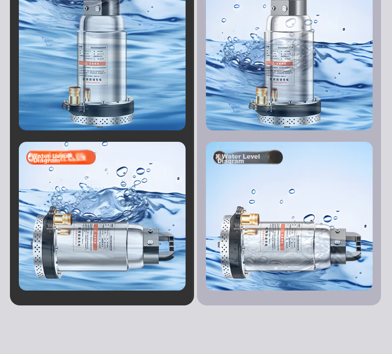 Milade Rechargeable Submersible Pump Wireless Remote Control Water Pump Agricultural Smart Irrigation 12V Lithium Battery DC Water Pump 32