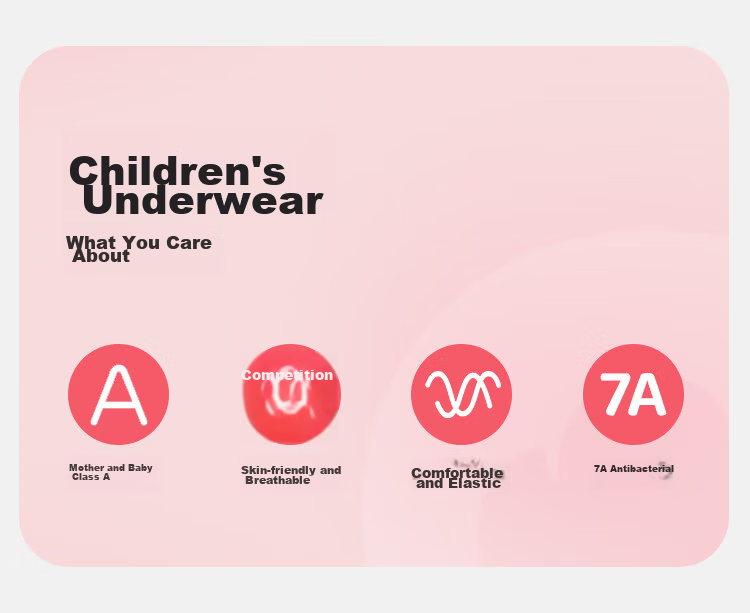 Yiershuang 7A Antibacterial Girls' Underwear, Teenage Girls' Developmental Toddler Briefs, Children's Triangle Shorts, Pack of 4 3