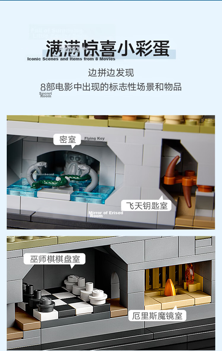LEGO Harry Potter 76471 Knockturn Alley Magic Shop Kids Toy Birthday Gift Home Decor 8