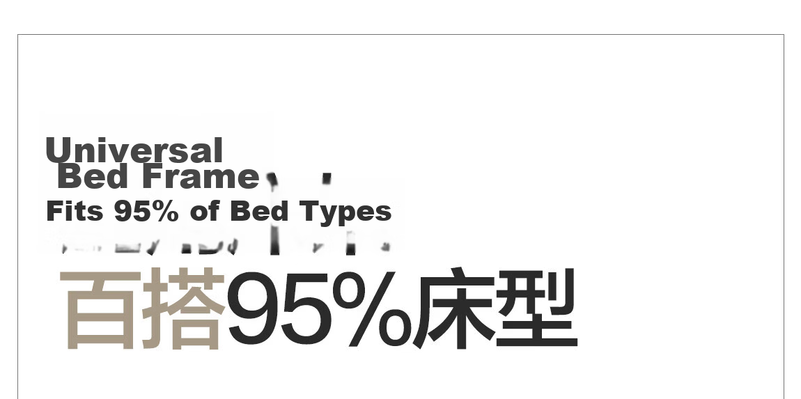 Beiyi Baby Anti-Fall Protective Bed Rail Guard No-Drill Bed Fence 1.8×2m Double-Sided Set 57