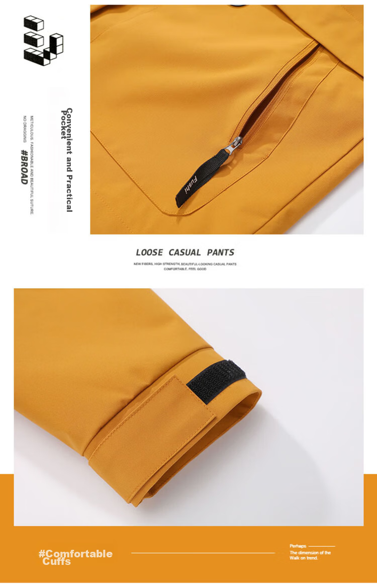 JEEP SPIRIT Unisex Windproof Outdoor Jacket Autumn Winter Couple's Jacket Men's Sunflower 3XL 10