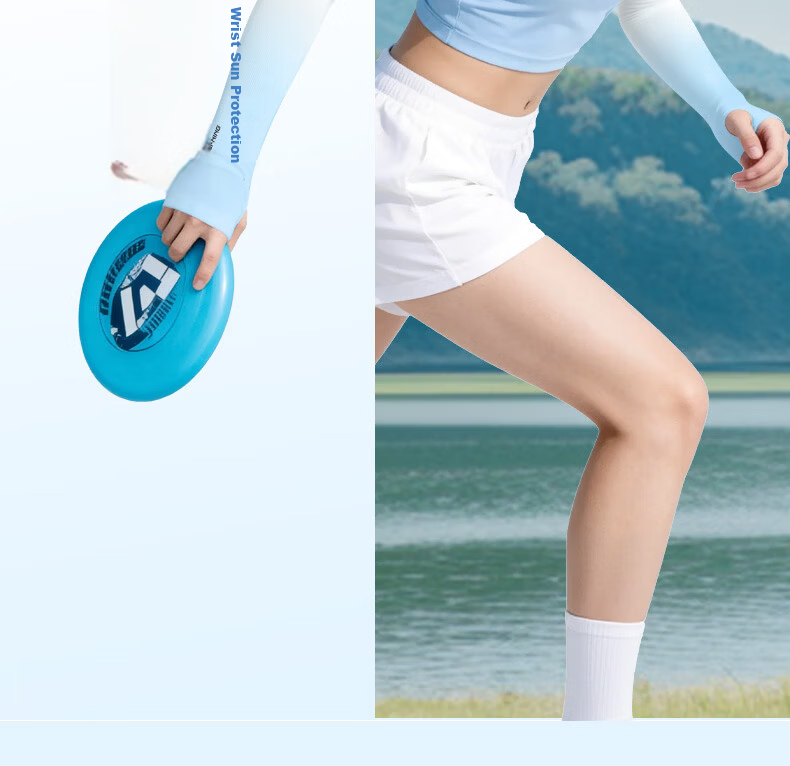 Li-Ning Ice Sleeve Arm Sleeves for Men And Women, Sun Protection Arm Covers, UV-Resistant Ice Column Sleeves, Arm Guards for Cycling And Sun Protectio 12