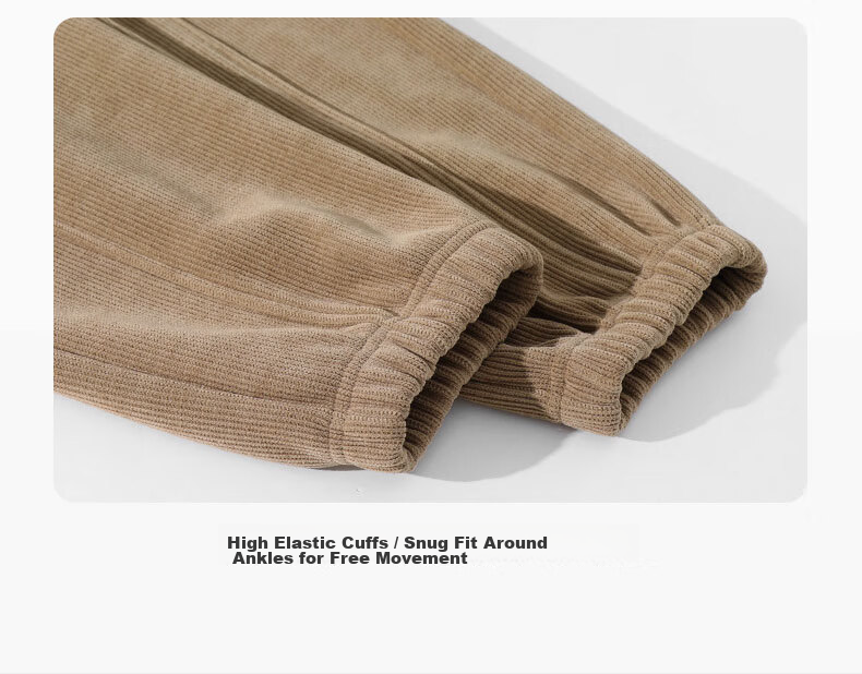 Jeanswest Men's Pants 2026 New Japanese Style Simple Straight Corduroy Chenille Loose Casual Trousers 20
