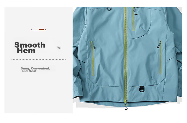 JEEP SPIRIT Unisex Outdoor Softshell Jacket Spring Windproof Hiking Coat Mustard Gray 2XL 12