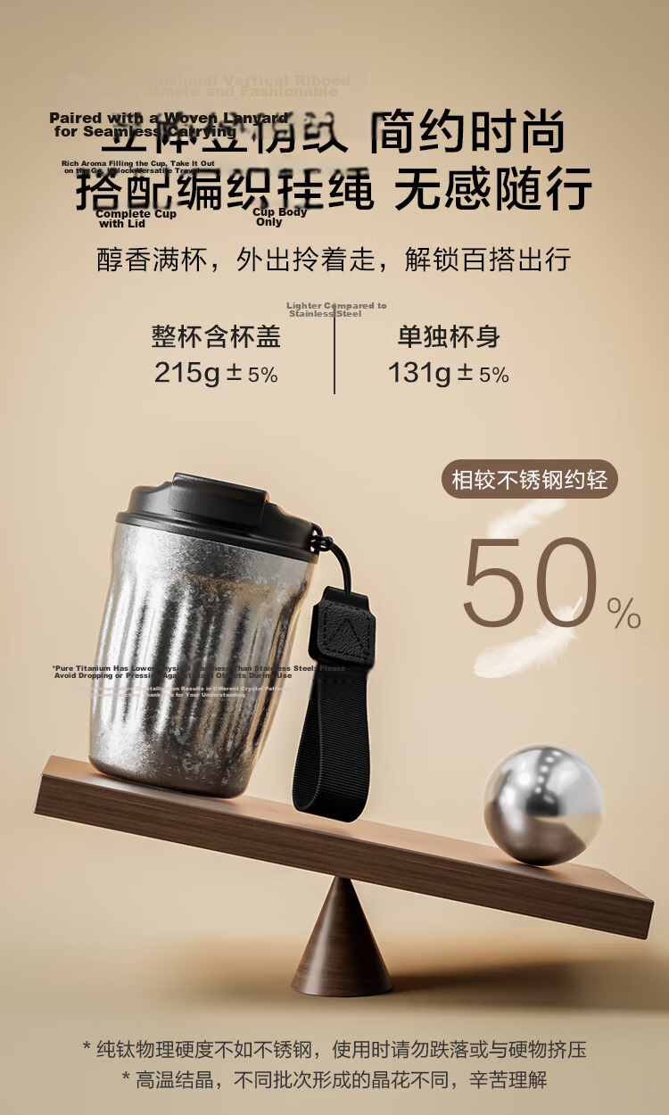 JD Original Insulated Mug Coffee Cup Portable Travel Water Bottle Practical Cup for Men And Women Silver Gray 360ml 6