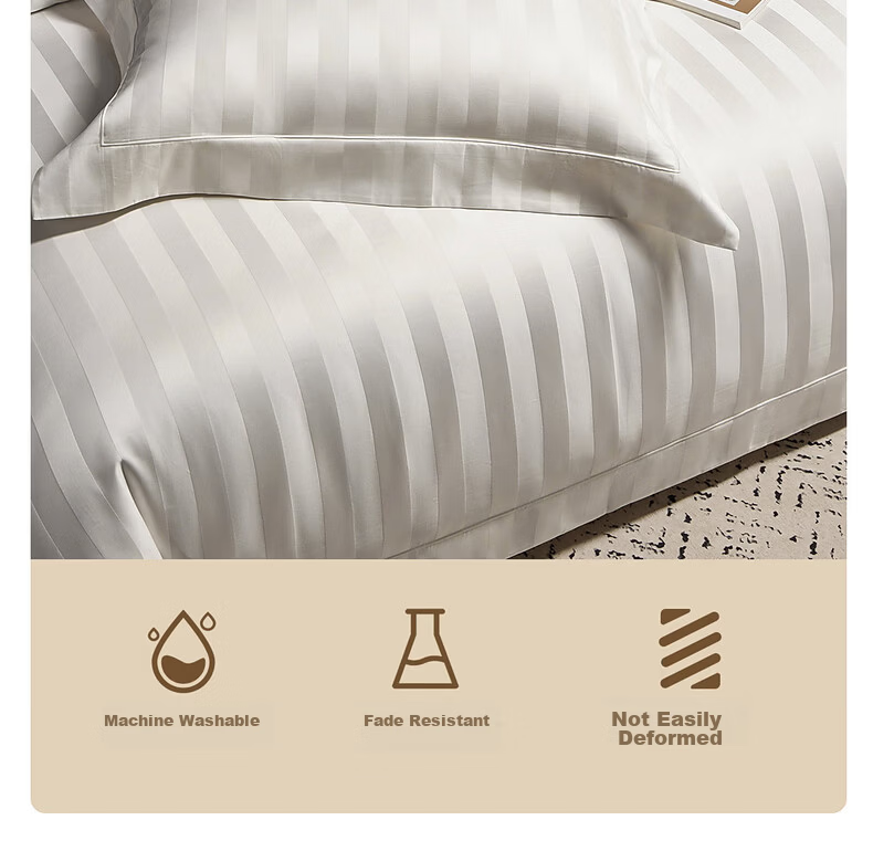 Shuixingjiafang Four-Piece Bedding Set, 100-Count Long-Staple Cotton, 100% Pure Cotton, Silky Duvet Cover And Bed Sheet, Double-Size Luxury High-End for 1.8m Bed, Garden Style 14