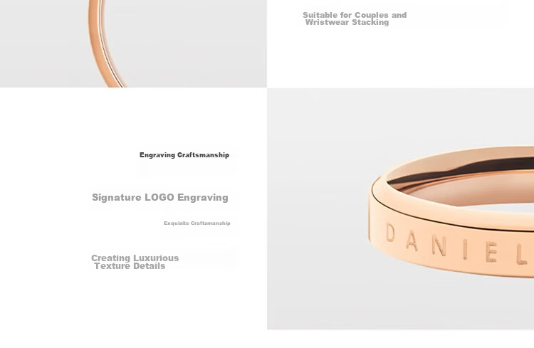 Daniel Wellington DW Couple Rings Classic Rose Gold 54+64 Couple Rings 018+023 [520 Gift for Girlfriend] 6