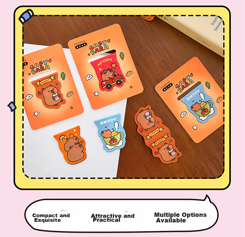 Shiluode Inspirational Text Magnetic Bookmarks Kindergarten Graduation Gifts Student High-Quality Page Clips Exam Motivation Blessing Stationery Small Prizes 4 Sets 8 Pieces 8