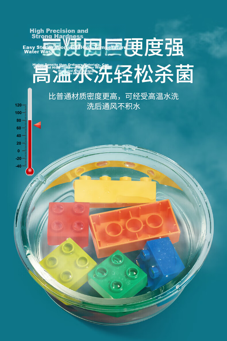 BULUQI Building Blocks, Large Particle Construction Set, Toys for Boys And Girls Aged 6-12, Birthday Gift 12
