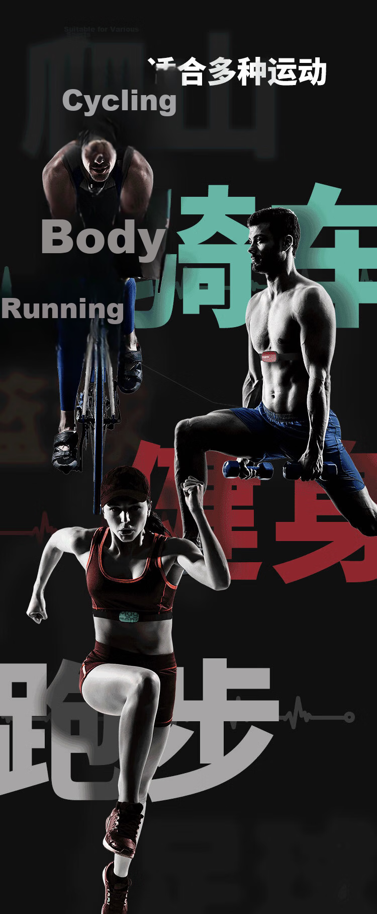 Magene H603 Heart Rate Chest Strap ANT+ Bluetooth Dual Protocol Running Cycling Fitness Monitoring Equipment Accessory 10