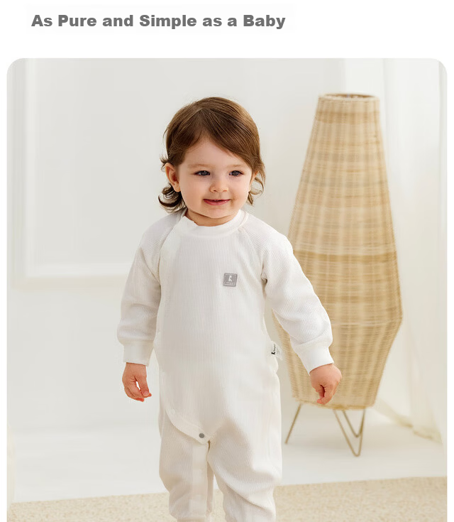 TONGTAI Four Seasons 1-18 Months Baby Clothes Side-Opening Bodysuit TS21J222 Pink 73cm 10
