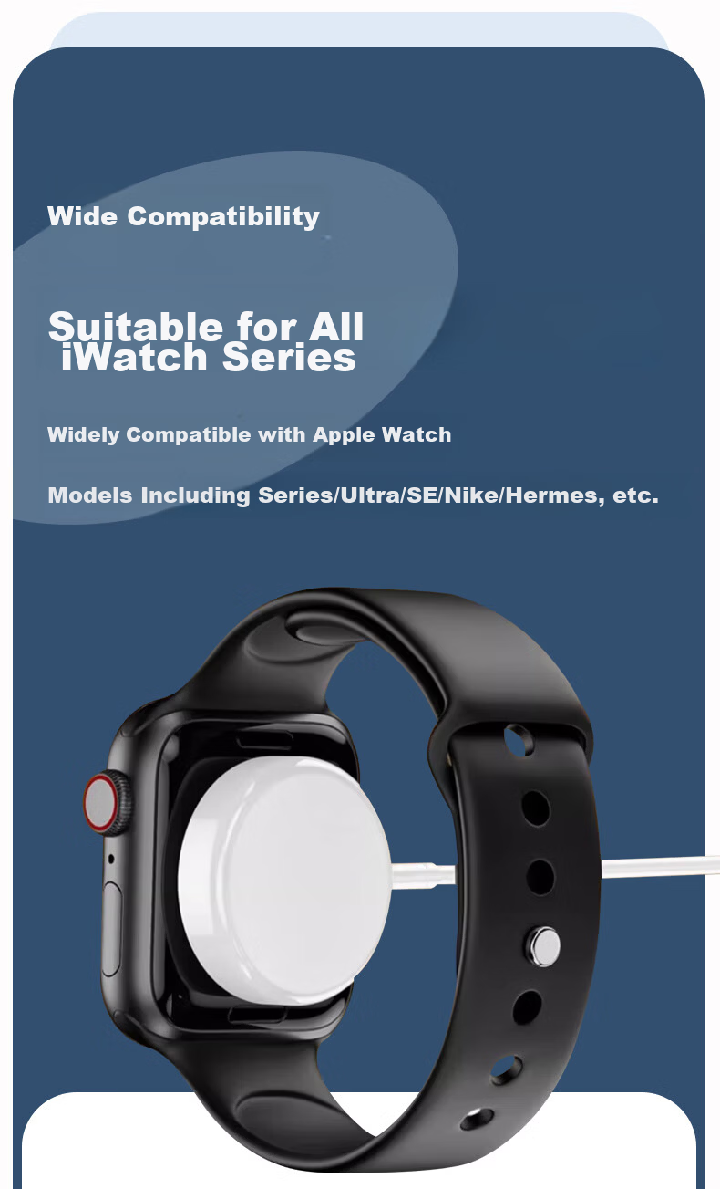 Masentek Wireless Charger Magnetic Dock for Apple iWatch Series 9/8/7/6/5/4/3/2/SE/Ultra Universal USB/Type-C 5
