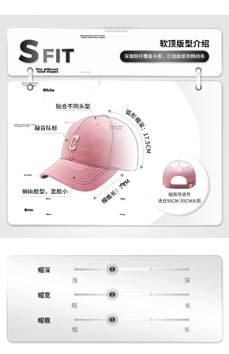 MLB Baseball Cap for Men And Women, Soft Top Sun Visor Hat, Birthday Gift, 3ACP7701N-07BKS 4