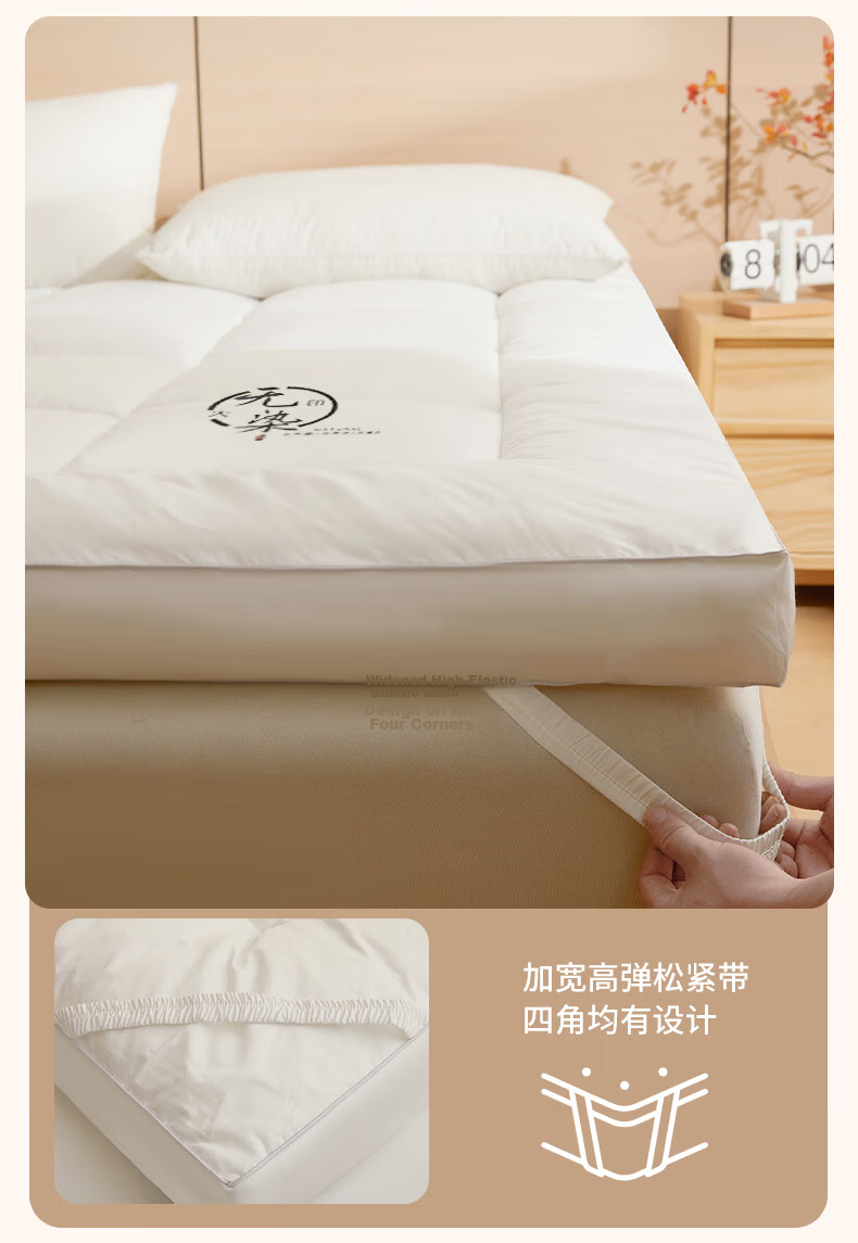 Wuyinliangpin Class A 100% Xinjiang Cotton Mattress, Single Bed for Student Dormitory, Removable And Washable, Cover Material, 0.9x1.9m 9