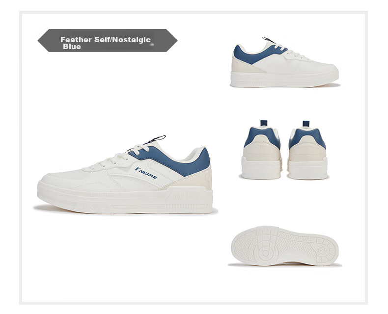 361° Men's Classic Retro Casual Sneakers Autumn Thick Sole Trendy Sports Shoes 672516629-1 39