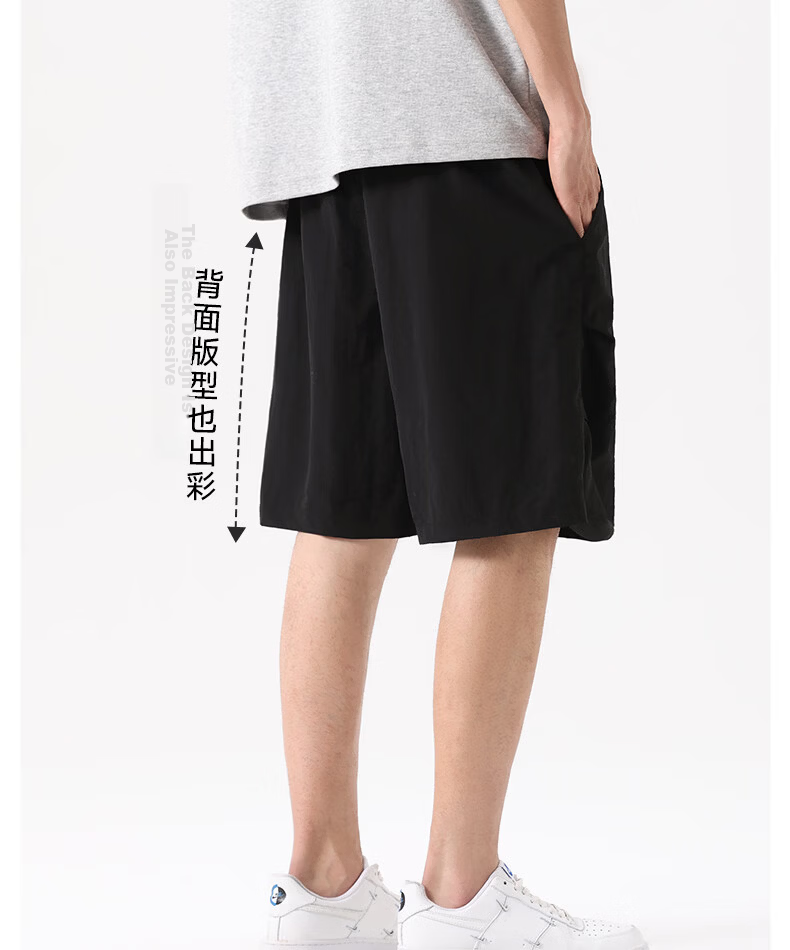 VANCL Men's Workwear Shorts Summer Outdoor Cooling Sports Shorts Simple Casual Functional Knee-Length Pants Khaki 3XL 29