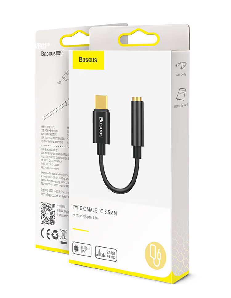 Baseus Type-C to 3.5mm Headphone Adapter, USB-C to Audio Cable Converter for Xiaomi 17/Huawei Mate70Pro/P80 Android Phones, Black 13
