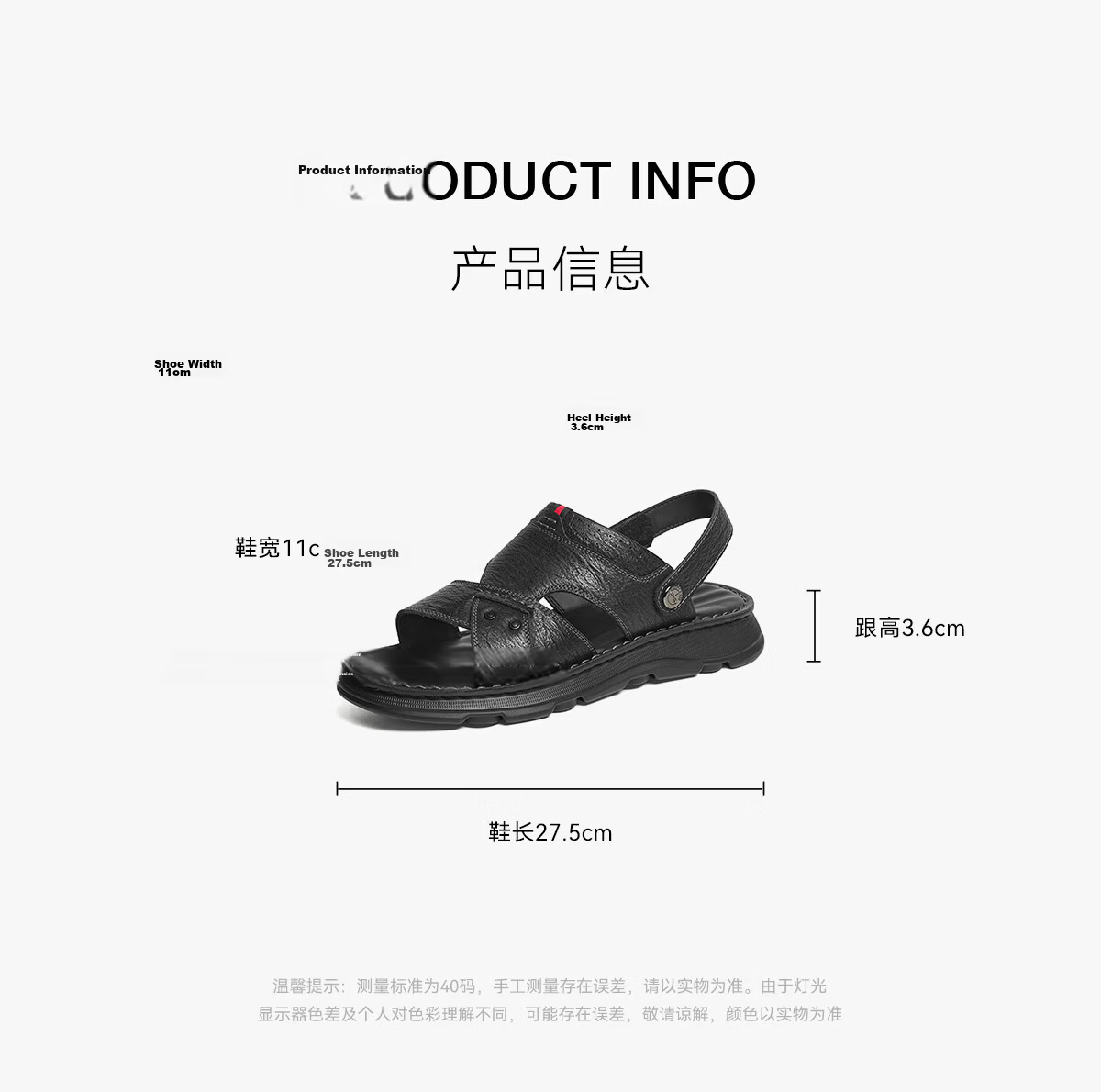 Red Dragonfly Men's Summer Sandals 26 Comfortable Genuine Leather Beach Shoes Middle-aged and Elderly Dad Slippers WTT26135 Brown Size 42 2