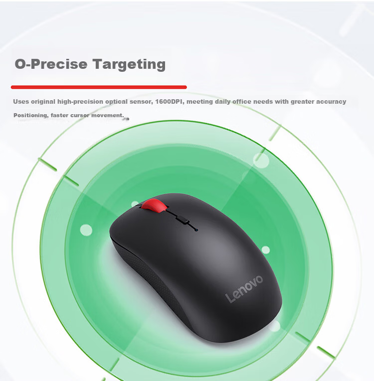 Lenovo Wired Mouse, Gaming Mouse, 10000 DPI, for Computer Office, Laptop And Desktop, USB Interface, Plug And Play, Wired Mouse GM10L 7