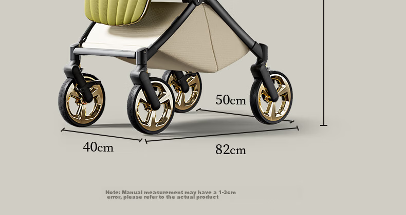 DearMom Baby Stroller Roman Holiday Reversible Foldable Lightweight High Landscape Shock Absorption Pushchair 81
