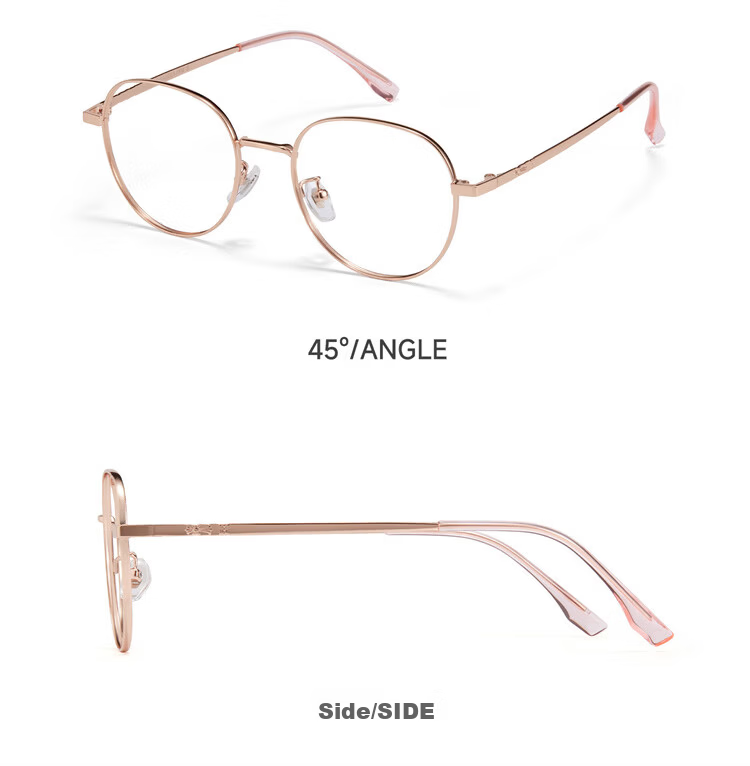 Sopar Reading Glasses for Women Anti-Blue Light Middle-aged and Elderly Presbyopic Glasses 1975 Rose Red Gold 200 Degree 17