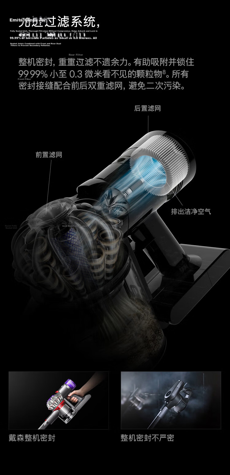 DYSON V8 Focus Mattress Handheld Mite Removal Vacuum Cleaner (Model 24) Cordless Handheld Mite Removal Bed Vacuum Pet and Home Use 6
