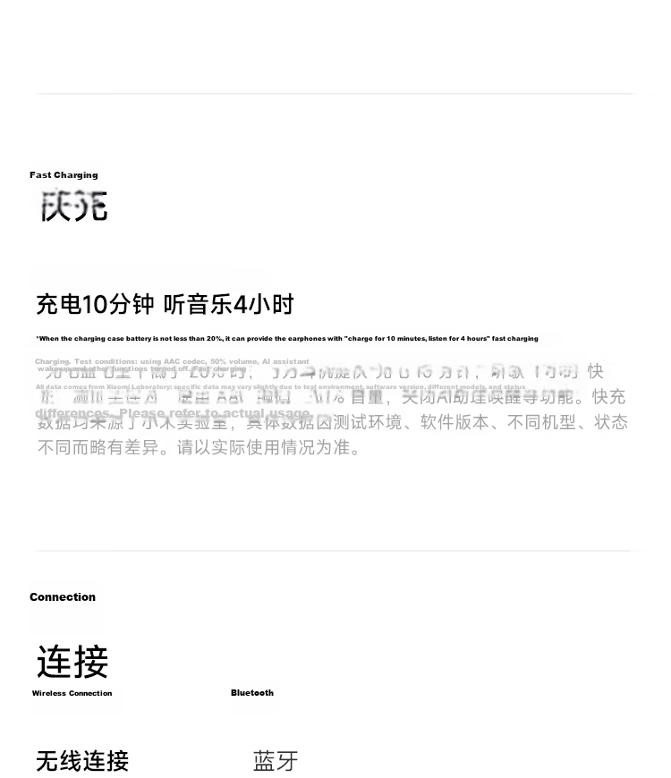 MI Xiaomi Clip-On Bluetooth Wireless Earphones Comfortable and Secure Fit Recommended by Lei Jun Compatible with Apple and Android Phones 48