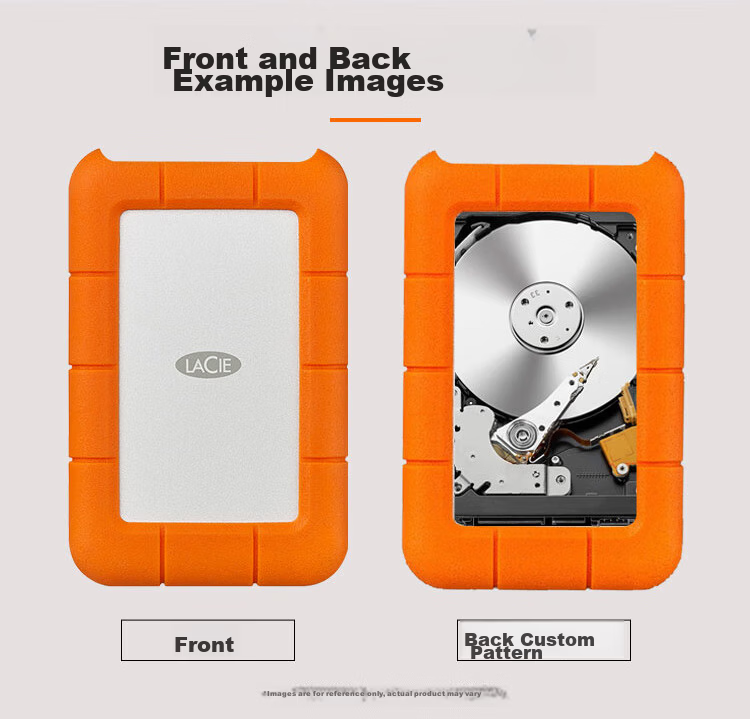 LaCie Rugged Mini Portable Hard Drive, 5TB Triple Protection, USB Type-C/USB3.2 Compatible with Mac, Small Black, Shockproof And Drop-Resistant 9