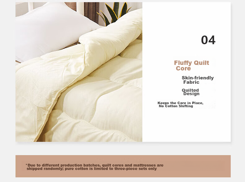 MUJI Cotton Student Dormitory Bedding 6-Piece Set (3-Piece Set + Quilt + Mattress Pad) Complete Bedding Set 13