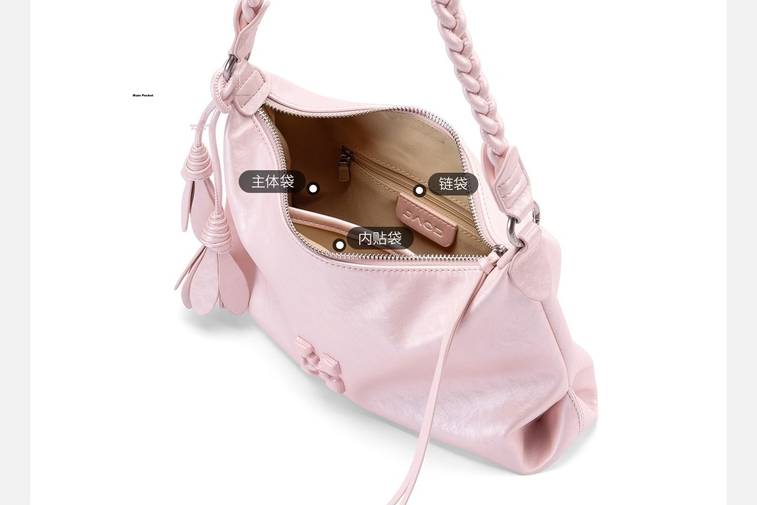 JACD Sun Qiantong Style Women's Underarm Bag 2026 New Summer Shoulder Bag Birthday Gift Valentine's Day 43