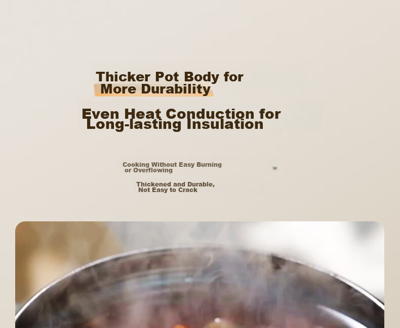 SUPOR Ceramic Casserole Pot for Soup And Stewing, New Health Pot, 4.5L Capacity, Heat-Resistant And Crack-Resistant 10