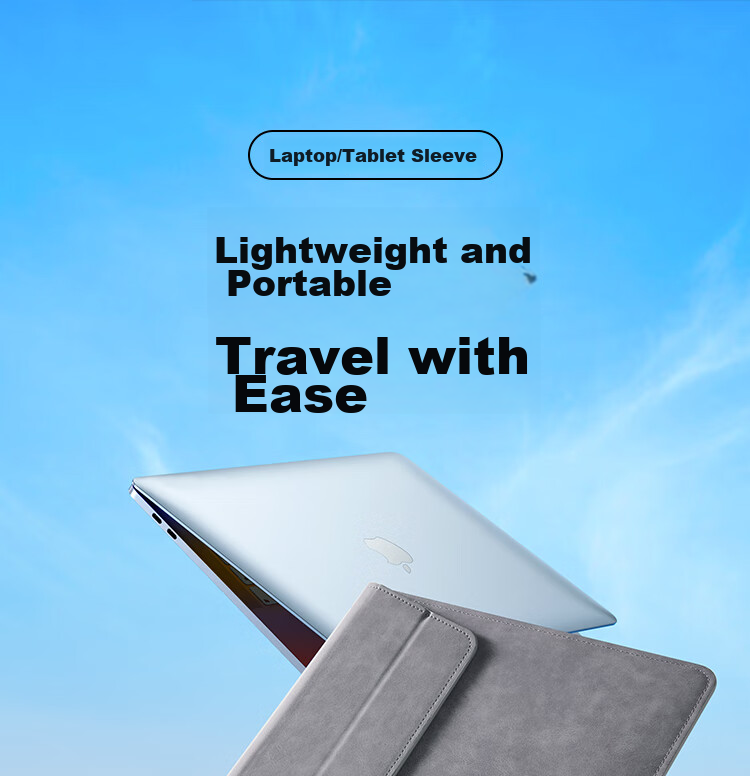 UGREEN Laptop Sleeve, Notebook Inner Case for 15.6/16 Inch Laptops, Protective Cover Storage Bag Compatible with Apple MacBook Pro/Huawei MateBook/Lenovo/ASUS, Can Be Used As Stand 2