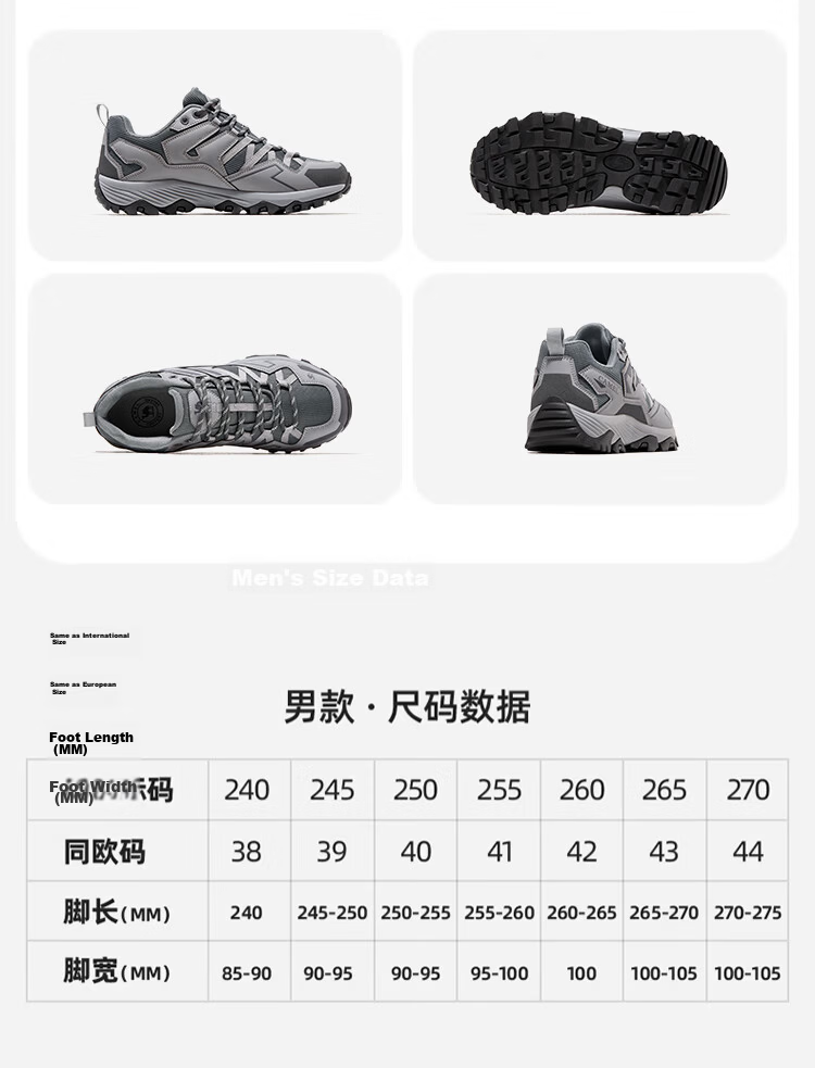 CAMEL [Wang Junkai's Choice] Hiking Shoes, Water-Resistant And Non-Slip Trekking Shoes for Men And Women, Outdoor Sports Climbing Shoes, Size 35 10