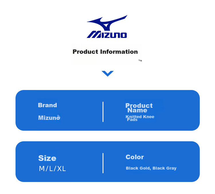 MIZUNO Sports Knee Brace Professional Protection Meniscus Injury Running Hiking Basketball Badminton Knee Warmer Support for Men and Women 10