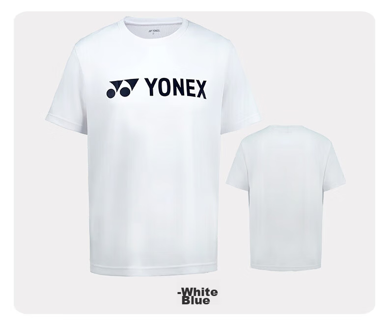 YONEX Men's Badminton Short Sleeve Sweat-Absorbing Breathable Competition Training T-Shirt 115095 Light Gray Blue L 6