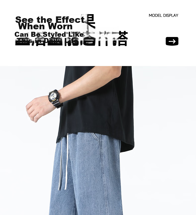 JEEP SPIRIT Men's Straight Loose Fit Jeans 2026 Spring Autumn New Casual Blue Trousers for Men 18