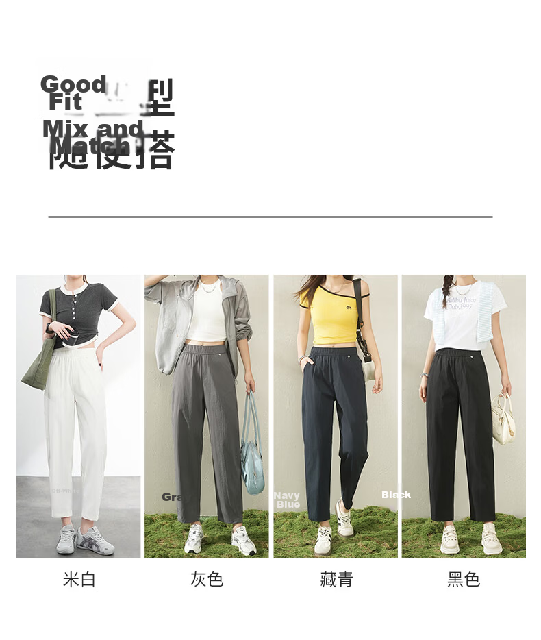 Borui Women's Lightweight Summer Sun Protection Cooling Capri Pants 2026 New Slim Fit Casual Pants Navy XL 14