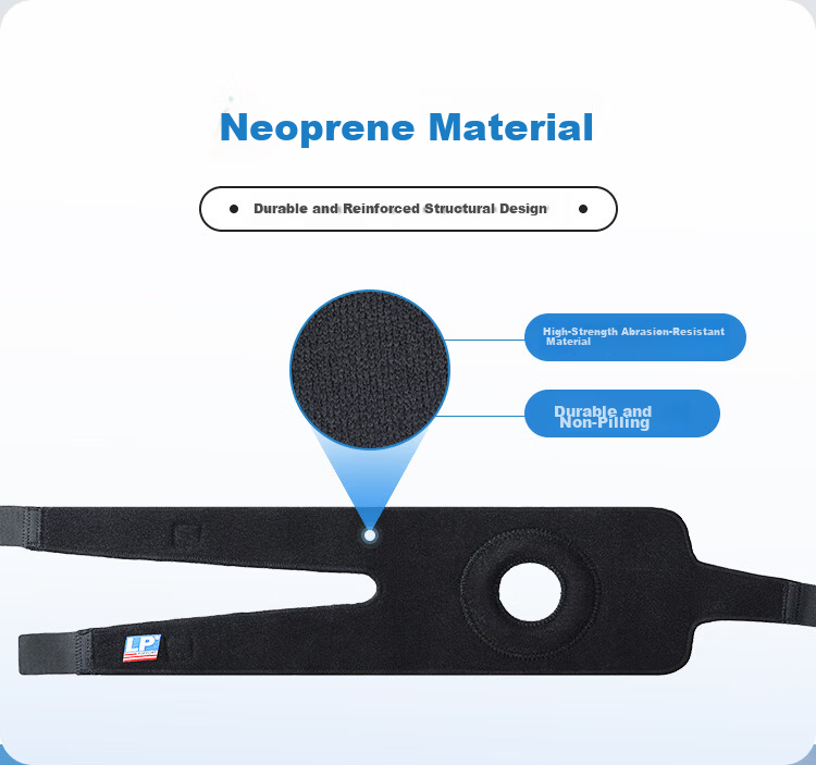 LP 788 Sports Knee Brace Patella Support Running Badminton Jump Rope Tennis Stable Meniscus Knee Large Size Single Piece 7