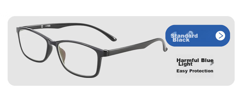 Nianqingtai Anti-Blue Light Reading Glasses, Tianfu Series, for Men And Women, High Definition Ultra-Light Presbyopic Glasses for Middle-Aged And Elderly, TF8008+350 Degrees 2