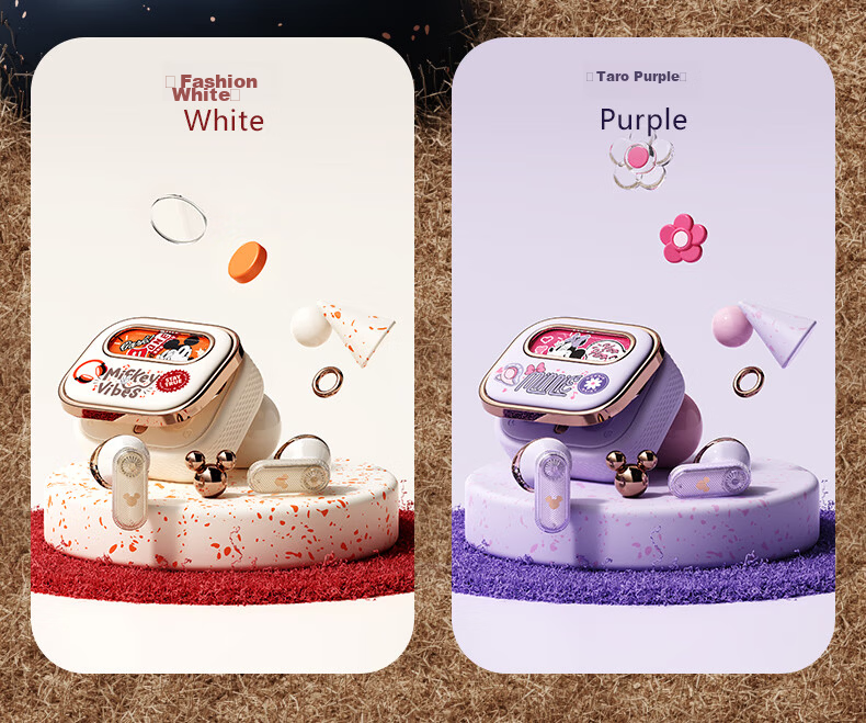 Disney AI Real-Time Translation Sleep Earphones Semi-In-Ear Side-Sleep Friendly ANC Noise-Cancelling Sound-Isolating Sleep Aid Gift for Women Compatible with Apple DW-Q28 Mickey 19